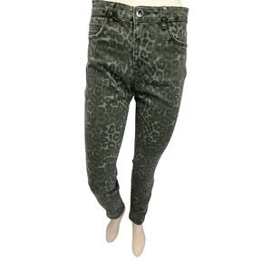 Tractr Blu Great Animal Print Jeans size 27 (4)